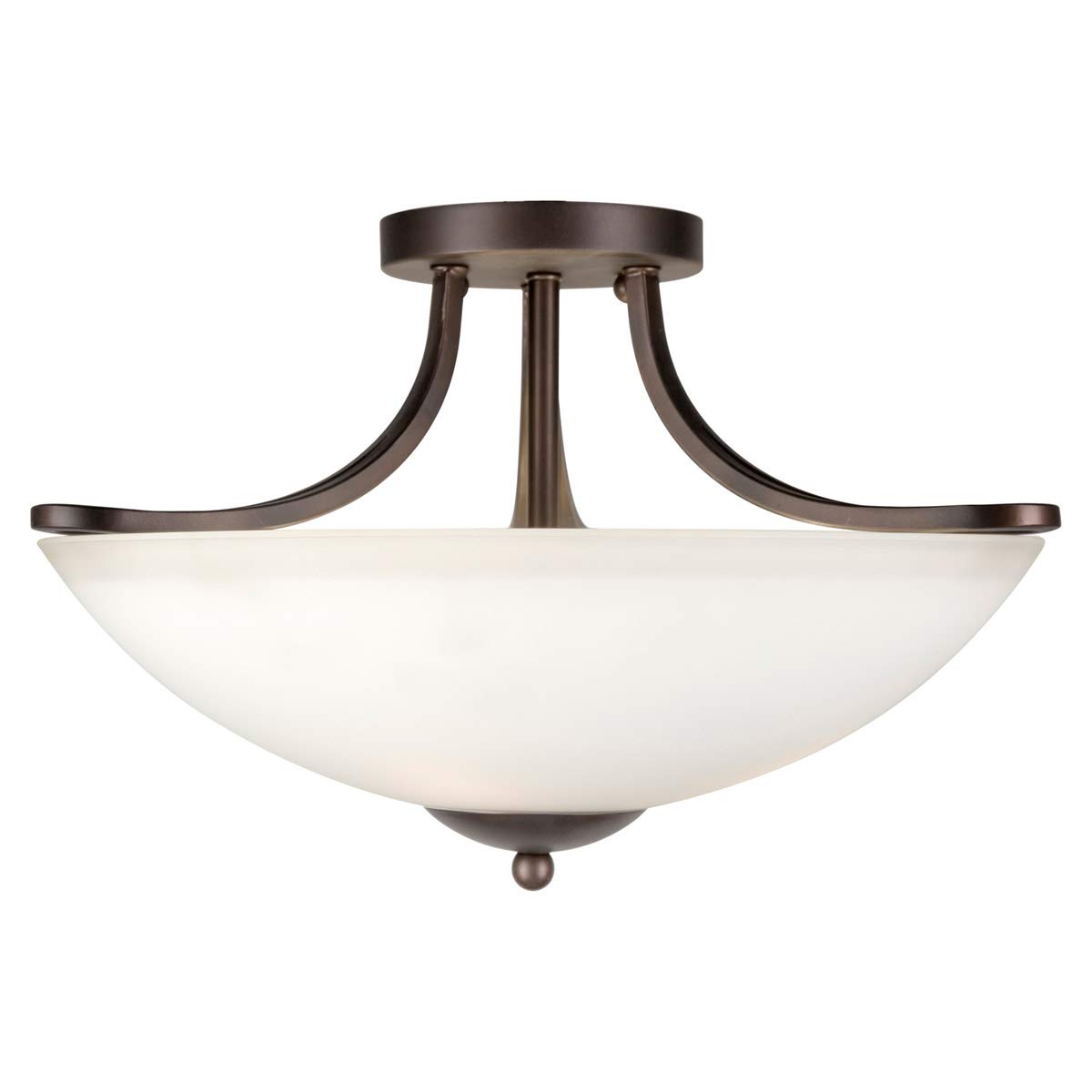 FORTELighting Nell - 3 Light Semi-Flush Mount-12 Inches Tall and 16.5 Inches Wide