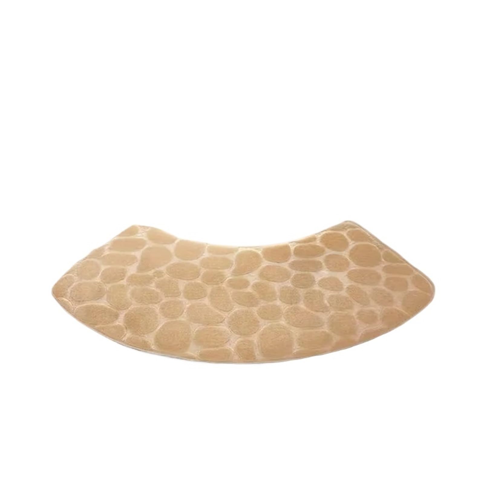 Curved Bath Mat Curved bathroom mat thickened shower room absorbent door mat toilet bathroom non-slip mat entrance mat