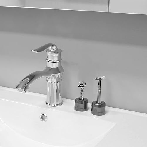 Miniatura 5 de Linkidea Paquete de 2 soportes de afeitar de seguridad, diámetro de apertura de 0.7 pulgadas (0.728 in), soporte de afeitado para hombre para