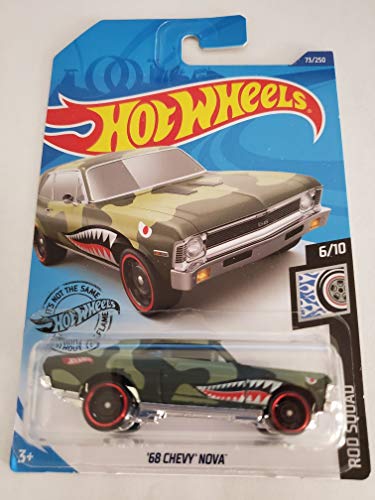 Hot Wheels 2020 Rod Squad '68 Chevy Nova miniatura 1