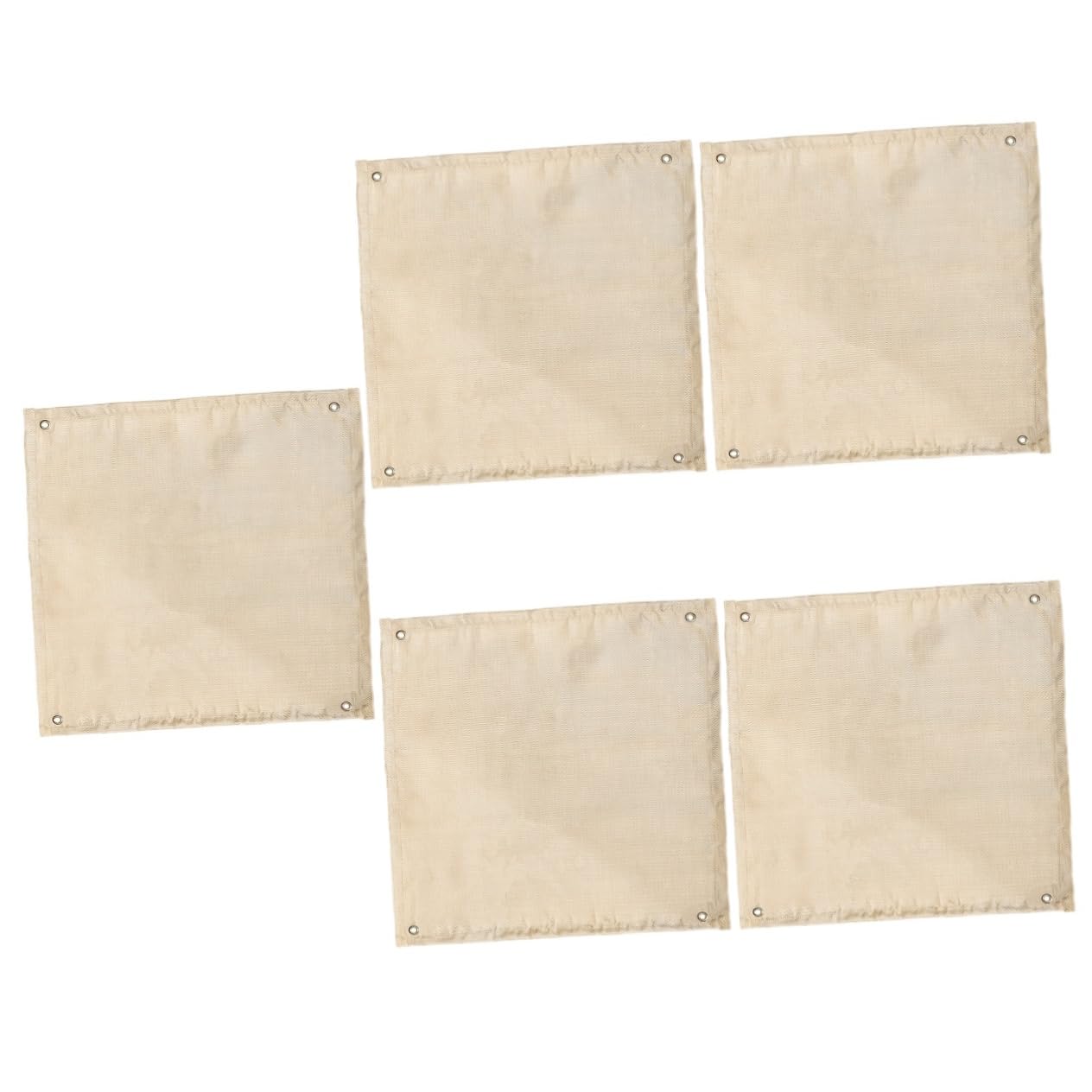 BESPORTBLE 5 Piezas Paño ignífugo para Acampar Fire Blanket Mantas ignifugas ignífuga Camper fosa Estera de para Pozo de Almohadilla a Prueba de Fibra de Vidrio