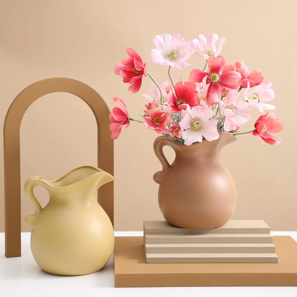 Amazon.co.jp: 花瓶アンティークみすぼらしいシックなセラミック