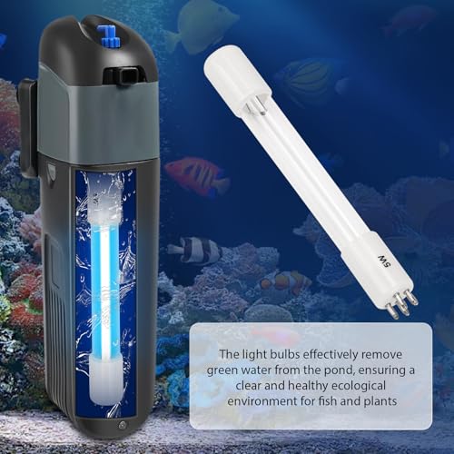 Pack de 2 Bombillas UV Tubulares 5W para Filtro de Estanque miniatura 5