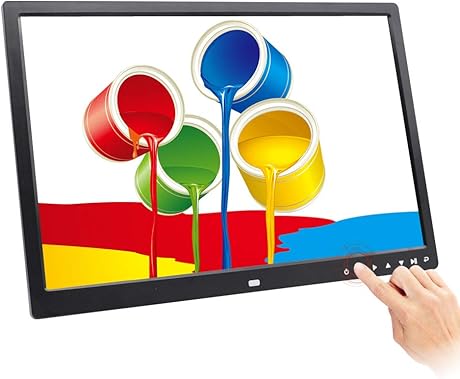 Digital Photo Frame17-Zoll 1440x900 LED Touch-Button Multifunktions-Werbemaschine Elektronischer Bilderrahmen mit 16G-SpeicherBlack Digital Photo Frame17-Zoll 1440x900 LED Touch-Button Multifunktions-Werbemaschine Elektronischer Bilderrahmen mit 16G-SpeicherBlack