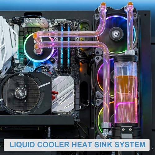 Bloque de refrigeración líquida de aluminio con perfil plano 12mm 6
