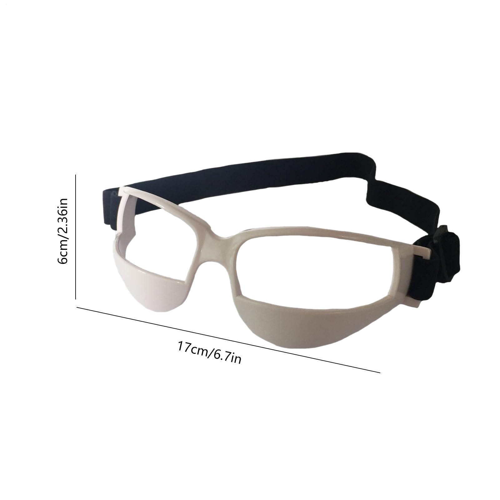 Basketballbrillen, Dribbling-Spezifikationen, professionelle Basketball-Trainingshilfe, verstellbarer elastischer Riemen, Sicherheitsbrille für Kinder, Erwachsene, Jugendliche, Golf, Rugbys, Fußball