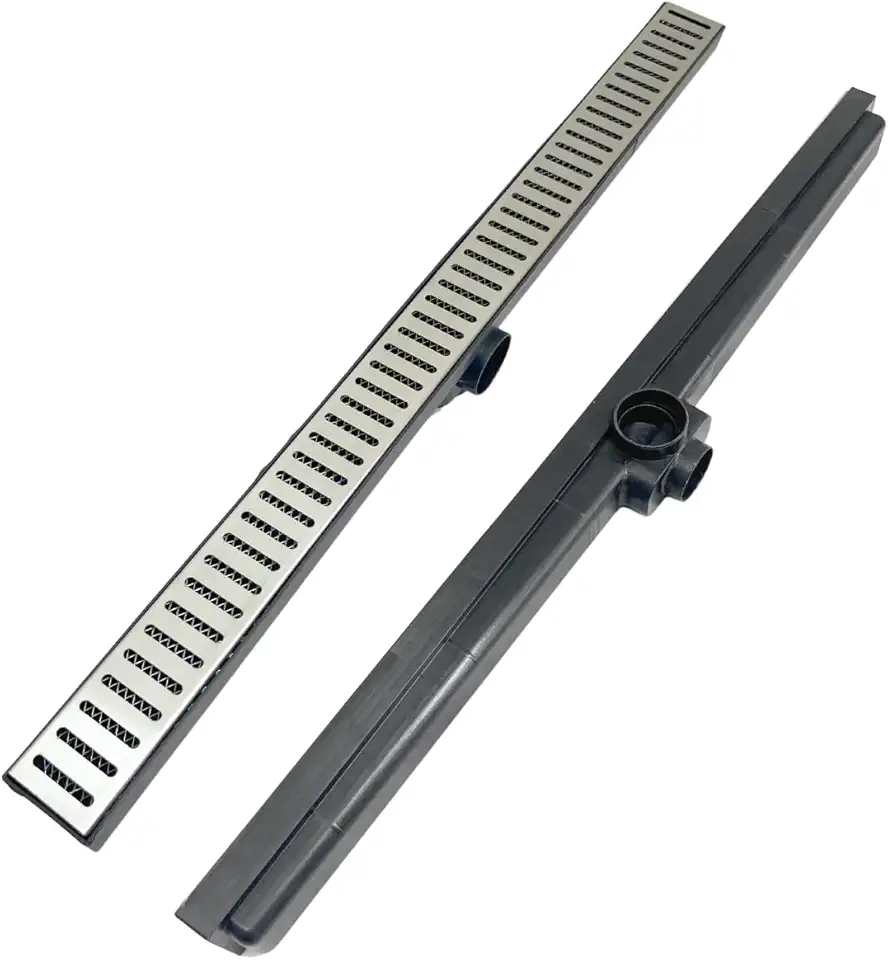 Ralo Linear Inox 70cm x 5cm Coletor para Box de Banheiro com Tela Anti Insetos