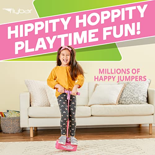 Flybar My First Foam Pogo Jumper For Kids Fun And Safe Pogo Stick For Toddlers, Durable Foam And Bungee Jumper For Ages 3 And Up, Supports Up To 250Lbs (Pink) #TOP5