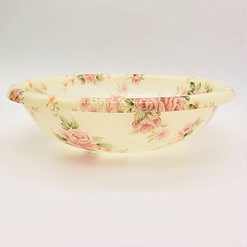 アンジェリカ 陶器製 薔薇の洗面ボウルラウンドＬ 国産ウォッシュボウルローズ 陶器製 薔薇の洗面ボウル国産ウォッシュボウルローズトイレ