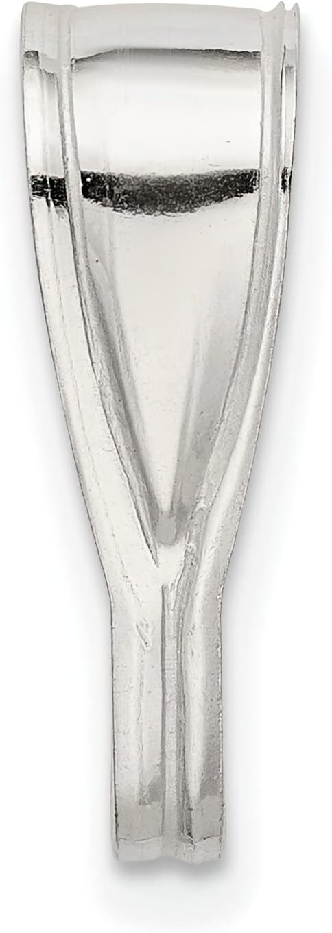 FindingKing Sterling Silver Snap On Bail