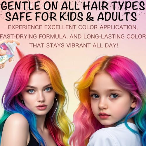Temporary Hair Color Wax Spray lavable verde miniatura 3