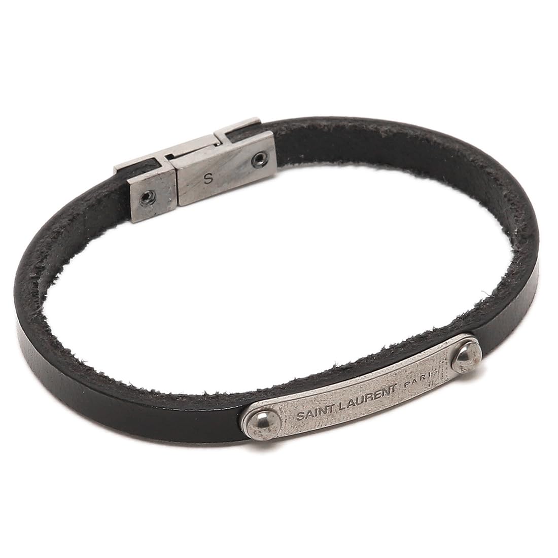 【み〜ちゃん】サンローランSAINT LAURENT バングルブレスレット Amazon | [サンローランパリ] ブレスレット バングル ブラック