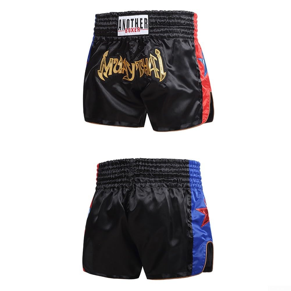 Pantaloncini da boxe funzionali unisex per MMA e Muay Thai, vestibilità comoda per vari allenamenti
