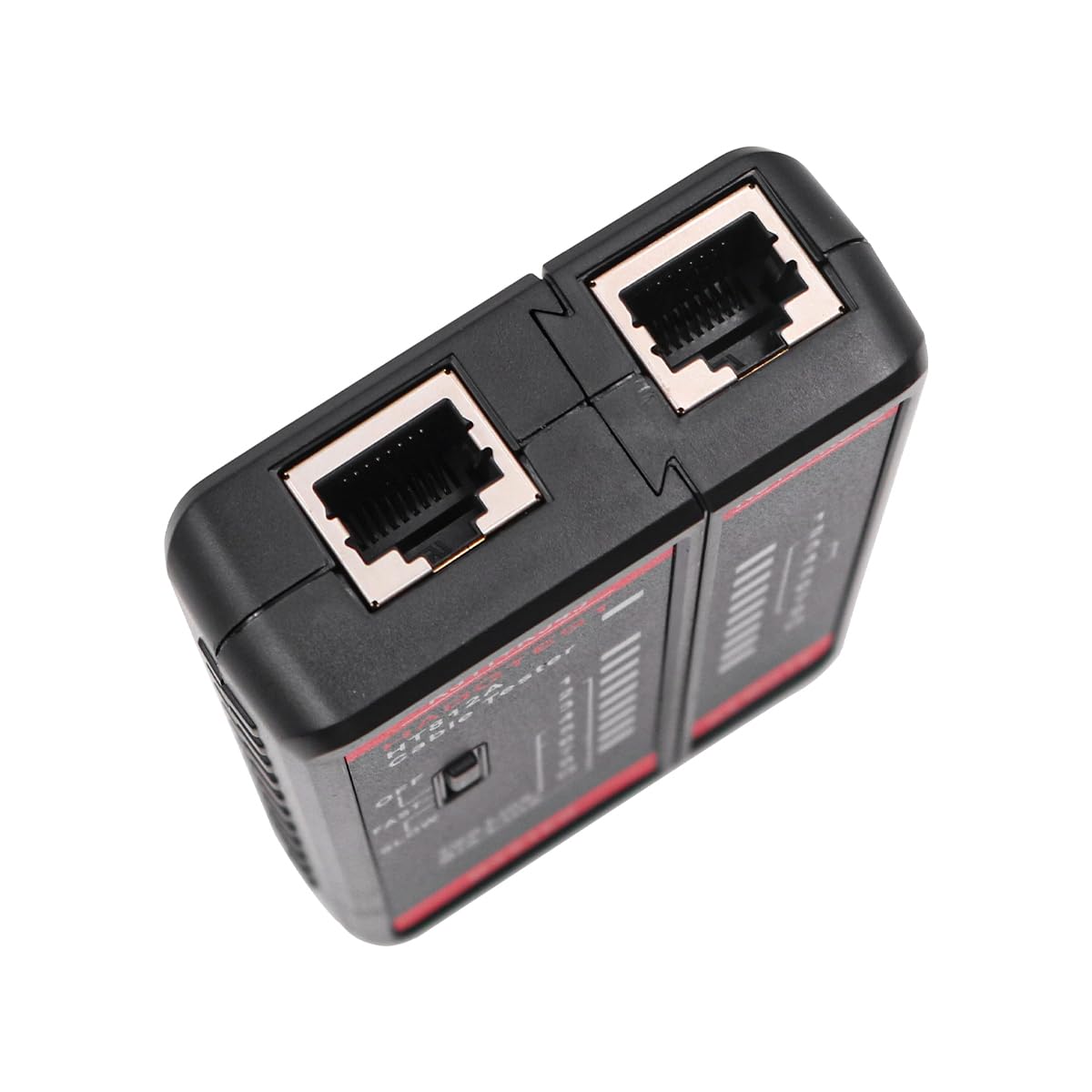 Tester per Cavi di Rete Rilevatore Passante per Cavi di Rete Telefonica con Testina di Cristallo 2 in 1 per Cavo LAN 8P/6P/4P/2P E Cavo Telefonico Rj11 E Rj45