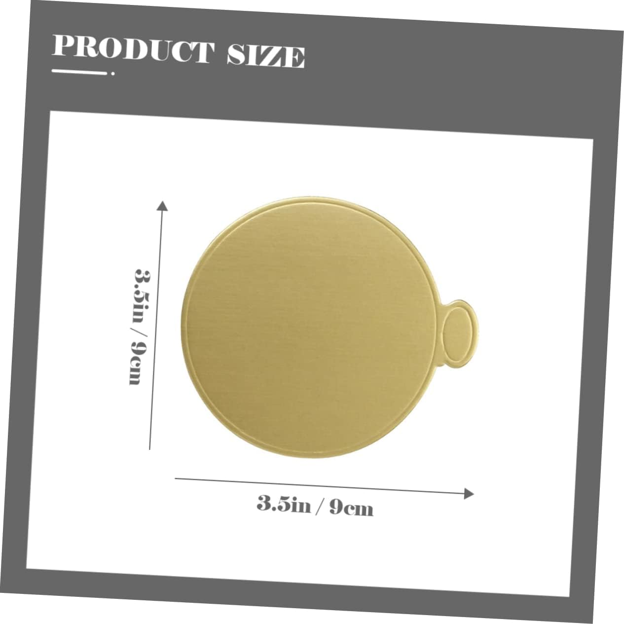 PRETYZOOM 400pcs Lightweight Portable Cake Serving Trays Round Cake Rounds Easy to Use Display Bases
