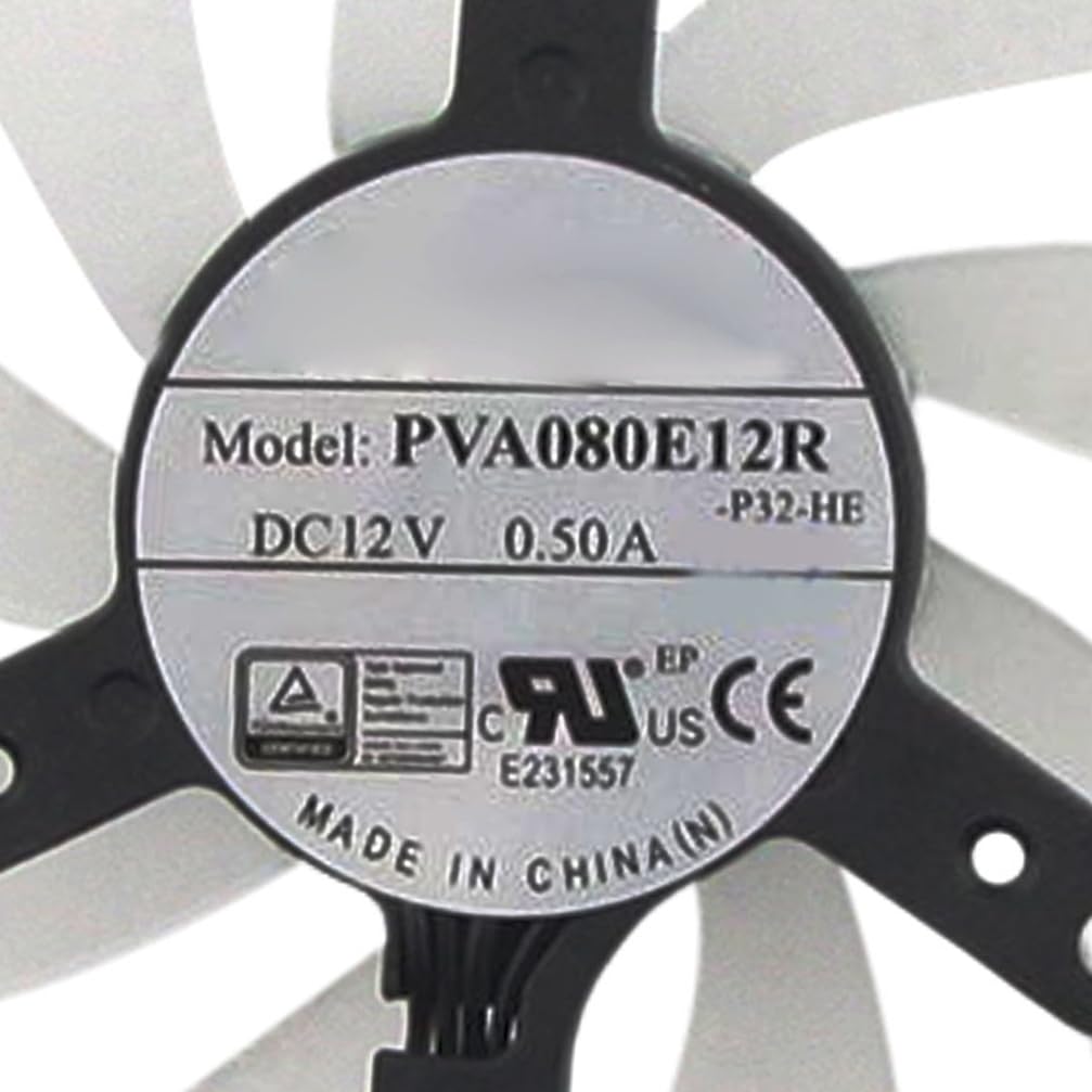 Graphics Card Cooling Fans Suitable for ASROCK RX 5700 5700XT Phantom Gaming D Series Desktop PVA080E12R 75mm 12V 0.5A 4Pin Video Card Cooler Fans GPU Fan