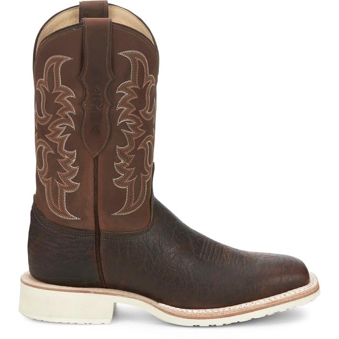 Justin Ryker 11" Western Boot - AQHA Collection with Oil & Slip-Resistant Crepe Outsole, Comfortable J-Flex Insoles, Square Toe2