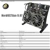 New NerdOctaxe 9.6TH/s Bitaxe Bitcoin Miner, 16J/Th High Efficiency, 160W Low Power, 8BM1370 ASIC Chips, 2.4G WiFi & Open-Source Crypto Machine for BTC/BCH Mining, Quiet Home & Office Miner