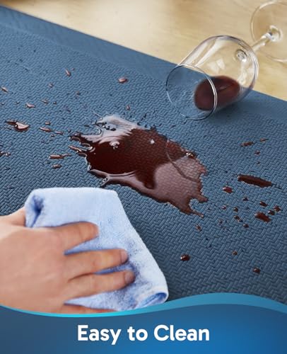 Image of Ophanie Kitchen Mats for Floor,3 /4 inch Thick,20x39 Anti Fatigue Cushioned Mat with 99+ Pairs of Anti-Slip Bottom Ridges,Kitchen Rugs,Waterproof,Comfort Ergonomic Standing Mat for Office,Home,Sink