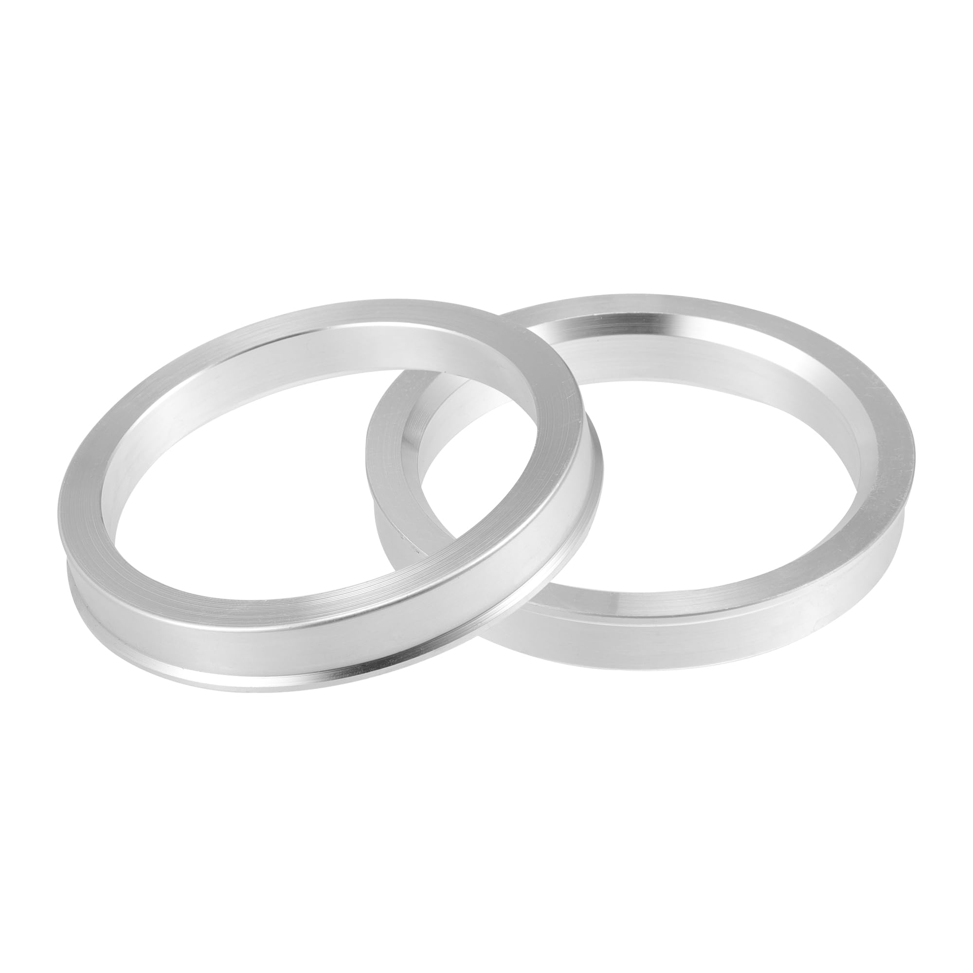 QUARKZMAN 2uds OD 78.1 mm a ID 64.1 mm Anillos Centrales Concentricidad Aleación Aluminio para Automóviles Anillos de Centrales