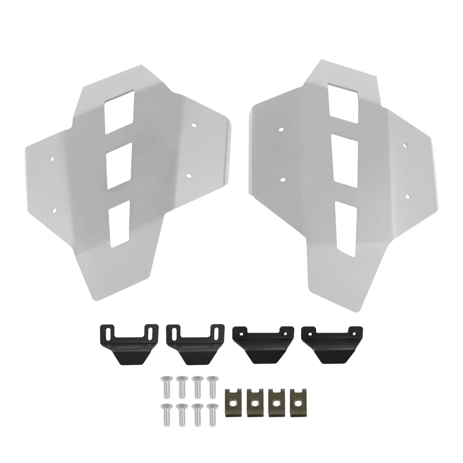 Protezione per testata motore, coperchio valvole, barre di protezione adatte per BMW R 1250 GS 1250GS ADV R1250 GS Adventure(Silver)