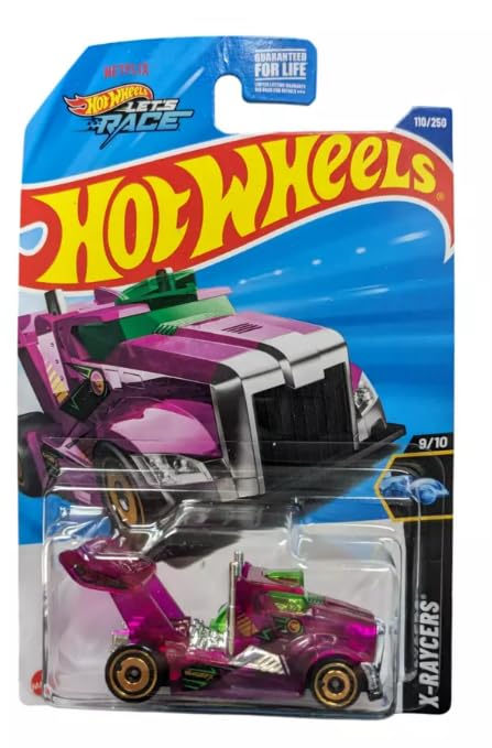 Hot Wheels Rig Storm [Purple] Treasure Hunt, X-Raycers 9/10, 110/250, 1:64 Scale Diecast Car