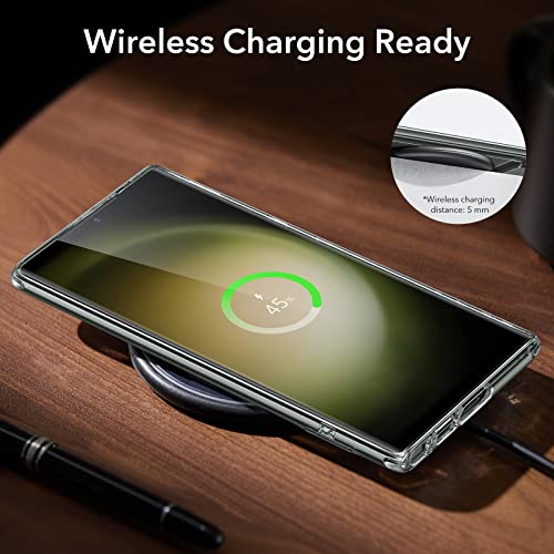 ESR for Samsung S23 Ultra Case, 3 Stand Modes, Military-Grade Drop Protection, Supports Wireless Charging, Boost Kickstand Case, Clear - Image 7
