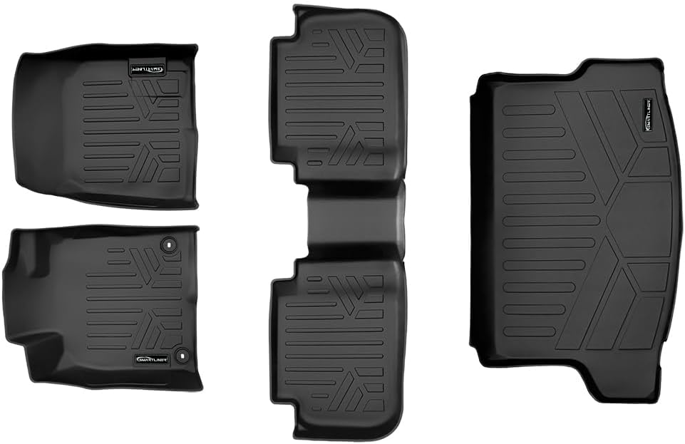 SMARTLINER Custom Fit Floor Mats 2 Rows and Cargo Liner Set Compatible with 2022-2025 Honda Civic - Image 6