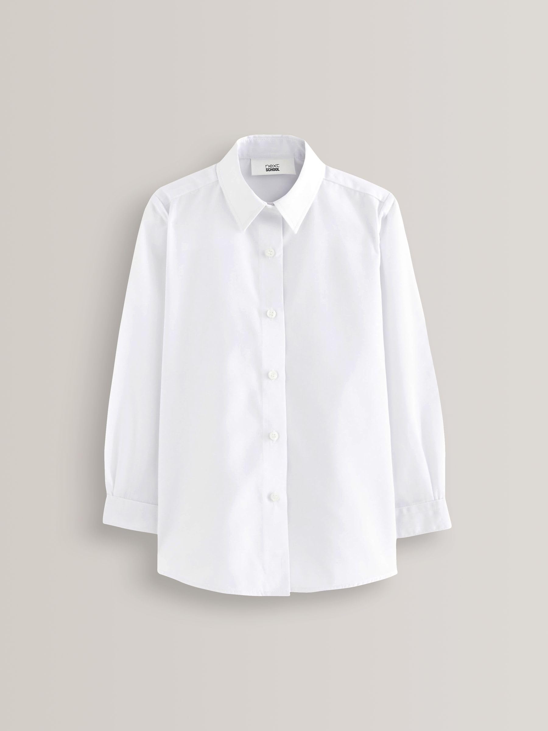 NEXT Fille Chemise d'école Standard habillée à Manches Longues, Lot de 5