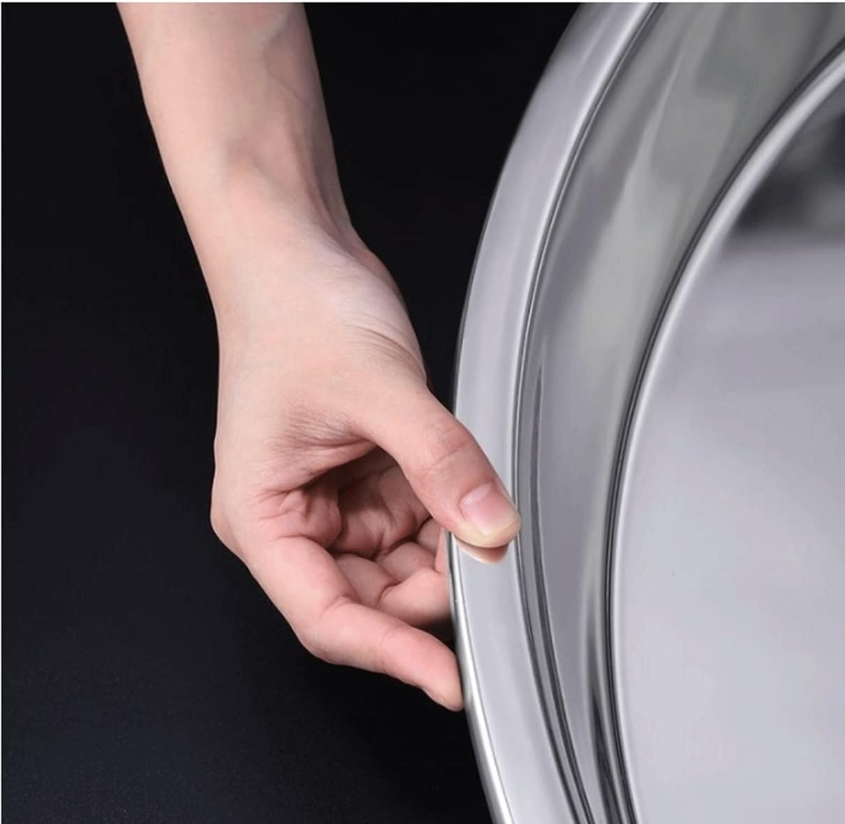 Pots And Bowls, Stainless Steel Mixing Bowls, Cooking Baking, Cookware 11 Piece Sets, Barbecue Serving Trays