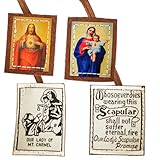 escapulario collana significato Perfektes Geschenk für Katholiken und Anhänger - Ein bedeutungsvolles Escapularios Catolicos Geschenk für jeden Anlass, diese Halskette ist ein ideales Geschenk für katholische Frauen, religiöse Meilensteine oder als Zeichen der Liebe und des Glaubens für Freunde und Familie.