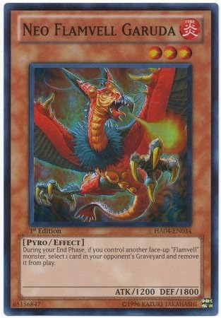 Yu-Gi-Oh. – Neo flamvell Garuda ha04-en034 Super Rare – 5d 's Hidden Arsenal 4