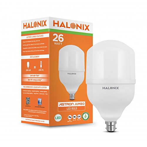 Image of Halonix Astron Base B22 26-Watt LED Bulb (Cool Day Light)