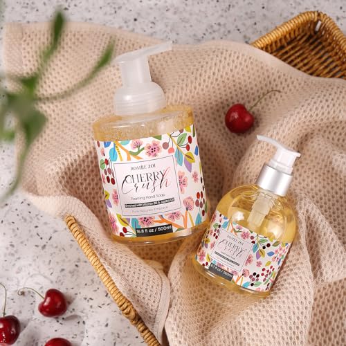 Image of ROMIIE ZOI Liquid Hand Soap with Gift Box - Cherry Crush - 260ml / 8.7 fl.oz