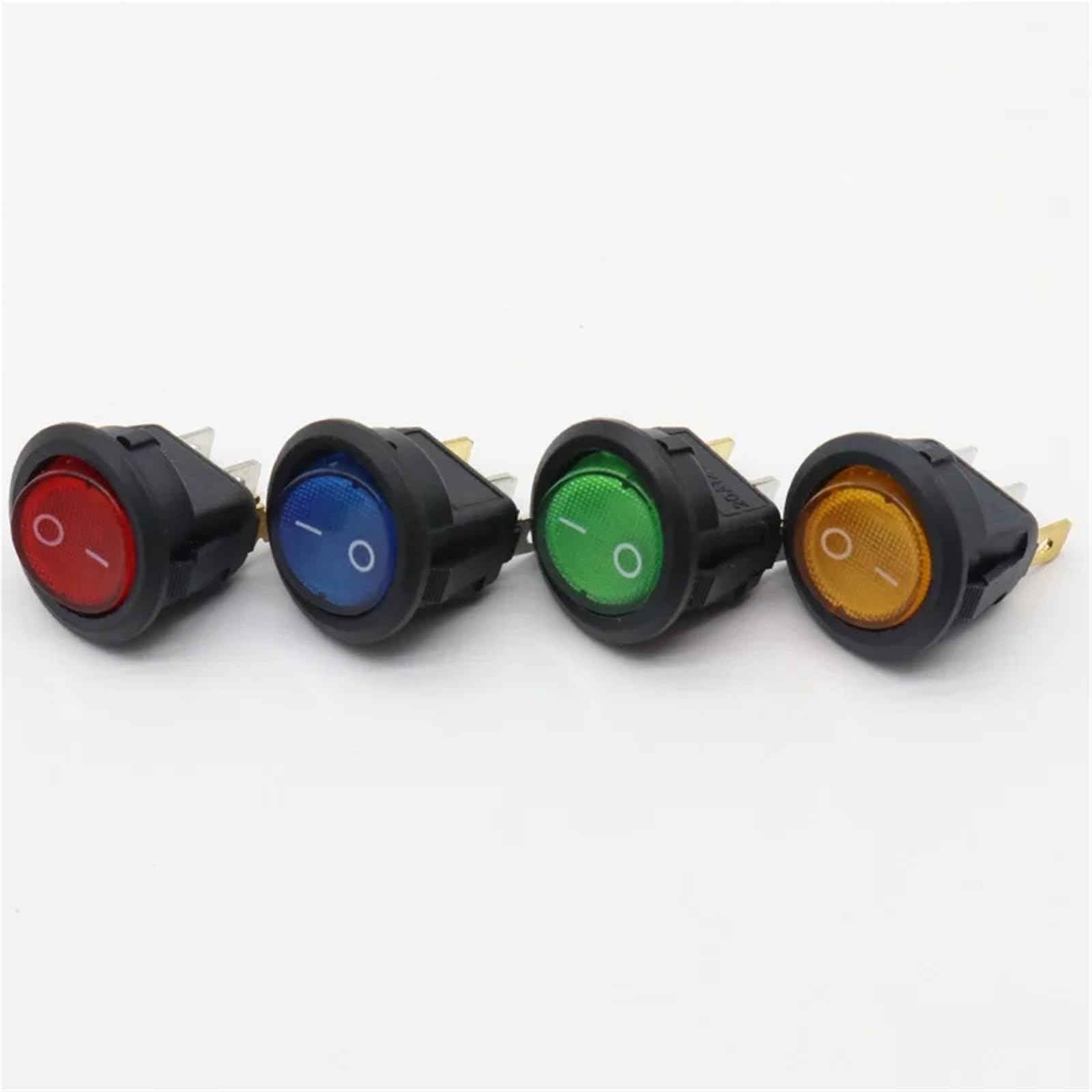 Interrupteur à bascule rond à LED 220V pour remplacer bouton HS - 2