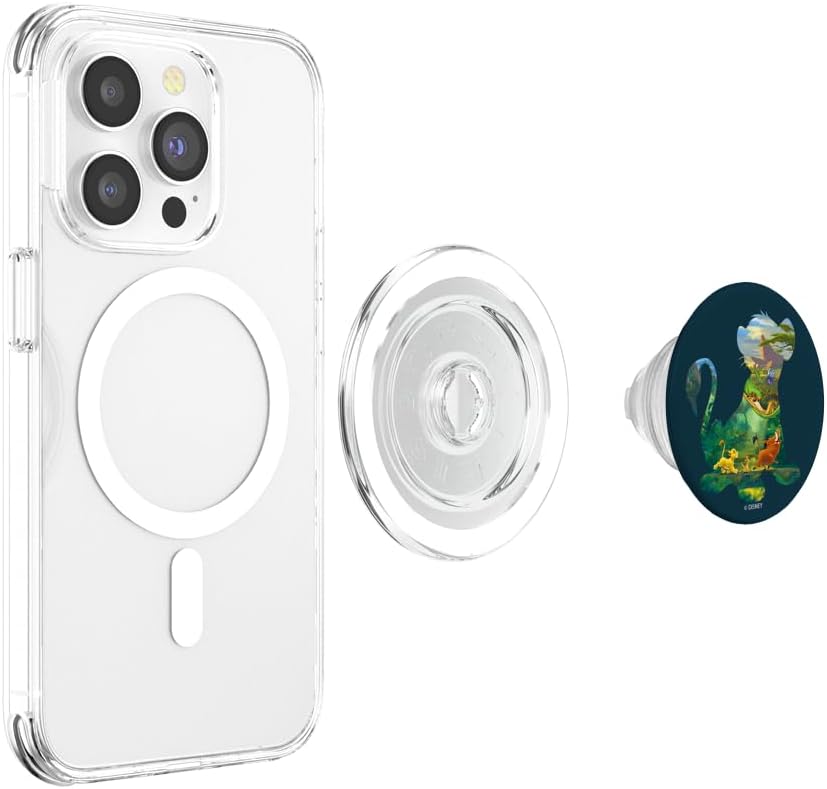 Disney The Lion King Simba Silhouette Timon Pumbaa Zazu PopSockets PopGrip for MagSafe