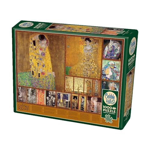 Rompecabezas de 1000 piezas artísticos: La edad de oro de Klimt 2