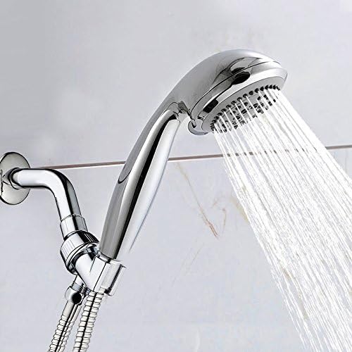 Handheld Shower Head Only, JOMOO High Pressure 5 Spray Settings Shower Heads with Handheld Spray, 3.5" 2GPM Easy Cleaning Nozzles Massage Spa Showerhead Without Hose and Connector, Chrome