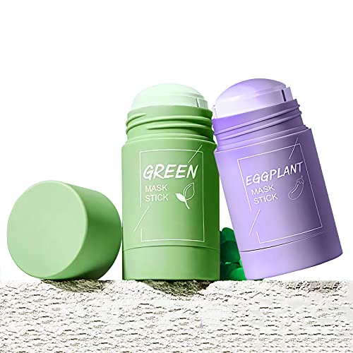 Eggplant and Green Mask Stick, Green Tea/Eggplant