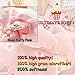 MorroMorn Pink Duvet Cover Queen, Cream Cake Kawaii Bedding Sets, Fluffy Comforter Covers Set, Down Alternative Blanket Ultra Soft Cute for Girls Kids Teen Women Full Double Size