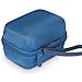 Lebakort Hard Case Compatible with JBL GO 5 GO 4 GO 3 Portable Speaker (Blue Case)
