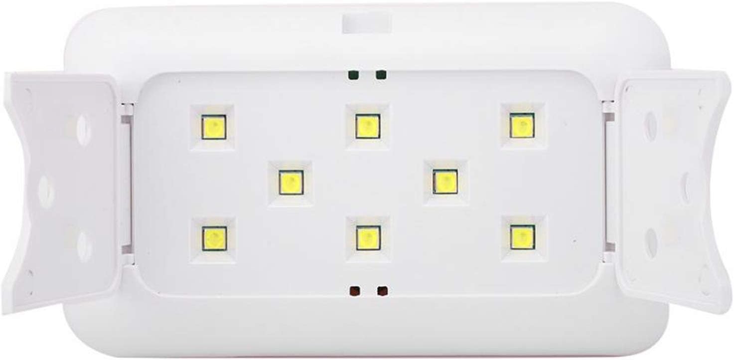 Lamp Nail Dryer 24W Lamp for Nails Manicure Machine Mini Portable Nail Lamp Gel Nail Polish Gel Varnish(Black-JoJo's Bizarre Adventure1)