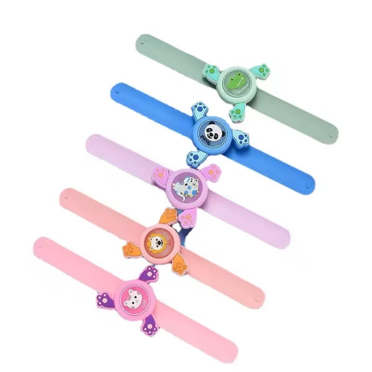 Prancing Unicorn Kids Wrist Band for Boys and Girls Spinning Slap Freindship Band Rakhi Rakhee Cute Cartoon Bracelet with LED Light Up, Great Birthday Return Gift Toys for Kids (Pack of 5) (B0DBH9S7JP) Amazon Price History, Amazon Price Tracker
