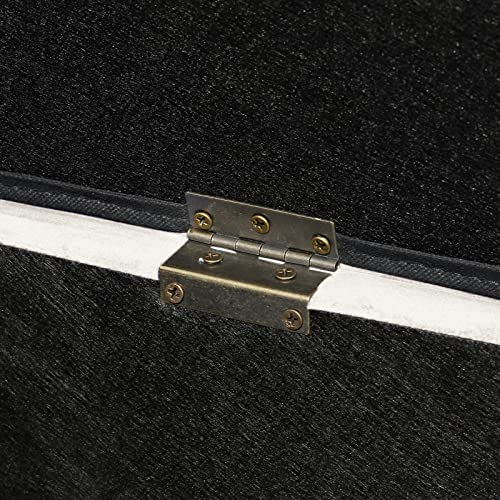 Ouchtek 47" Velvet Ottoman Bench Modern Indoor Bench With Storage End Of Bed Bench With Wooden Legs Cushioned Bench For Bedroom Living Room, Entryway,Beige #TOP6