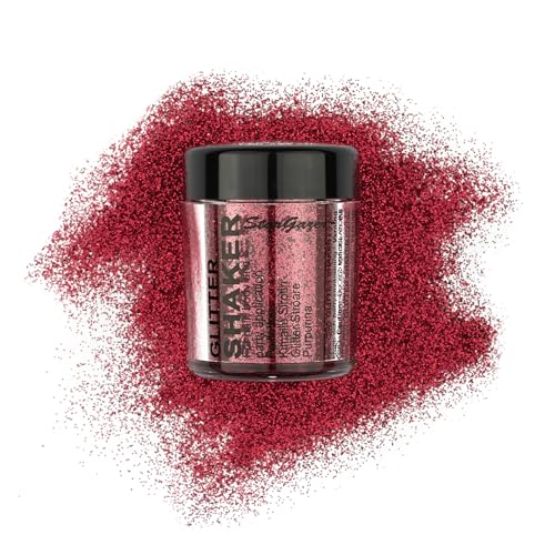 Stargazer Glitter Shaker, Maquillaje de ojos con brillos (Rojo) -...