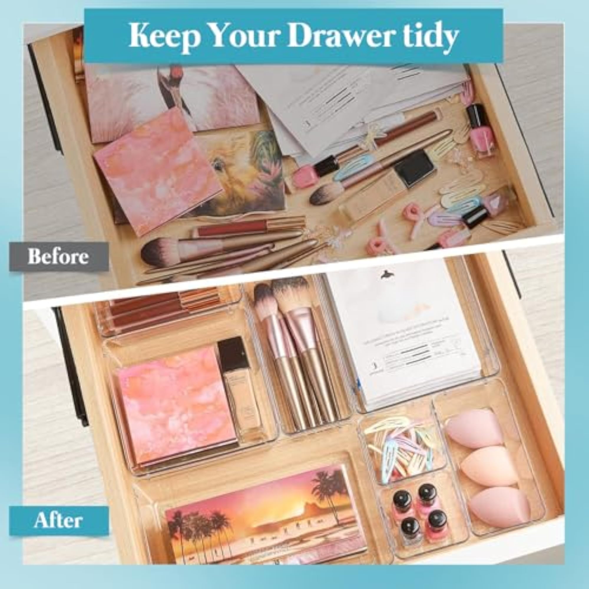 Drawer Organizer Tray Set 25 PCS