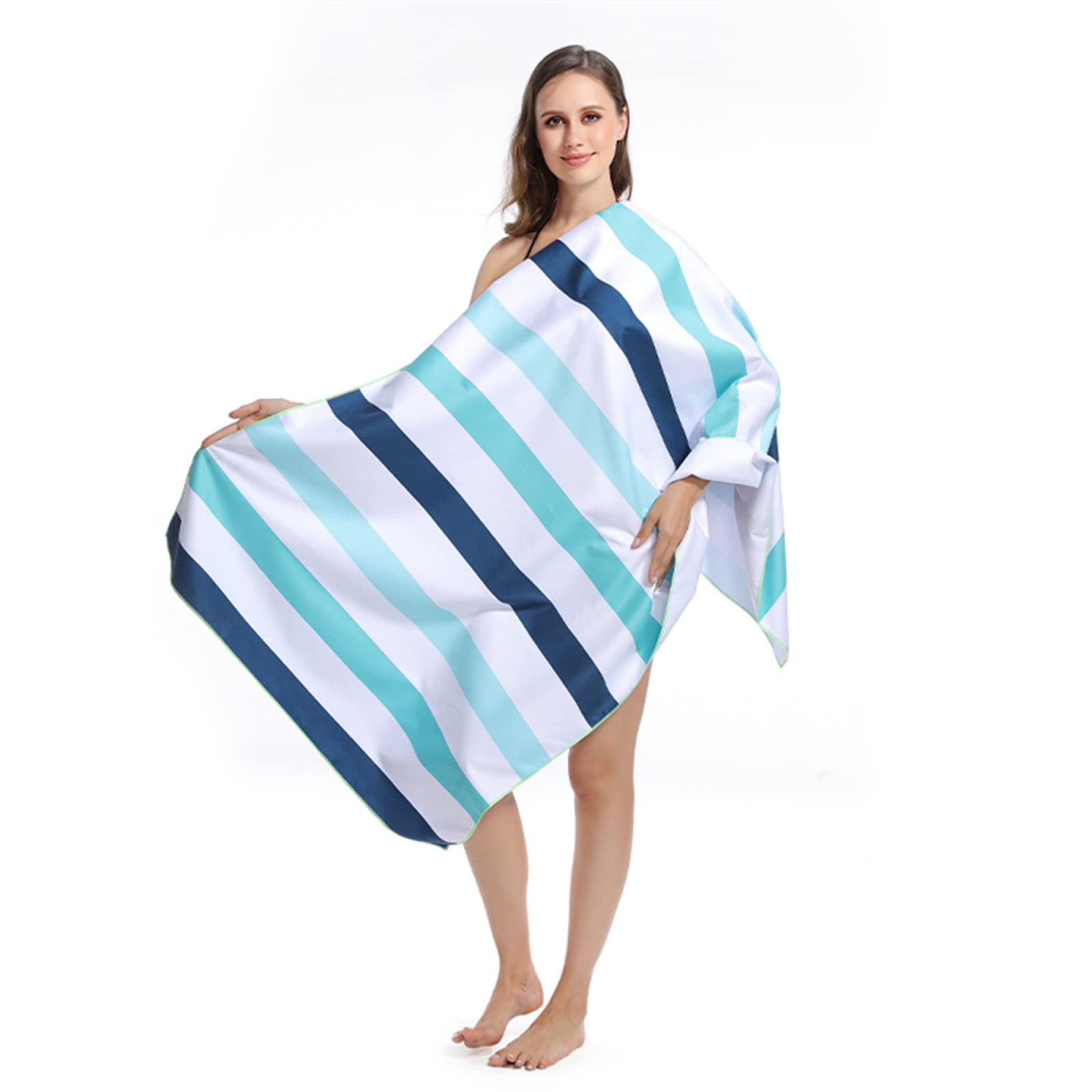 Telo Mare Microfibra 200X200 Marina Militare Asciugamano da Viaggio Leggero e Portatile,Asciugamano Spiaggia Adatta per Palestra, Yoga, Nuoto, Campeggio e Bagno