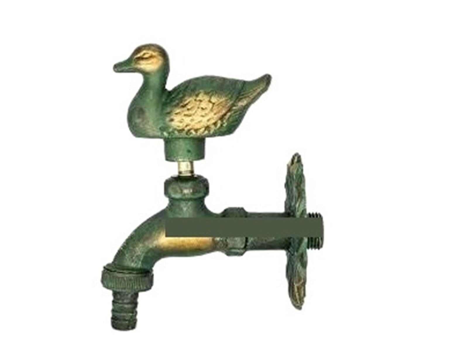 Wwpmnqd Type4 Taps Outdoor Garden Faucet Shape Bibcock With Antique Brass Tap For Washing Mop/Garden Watering For Garden(Type4)