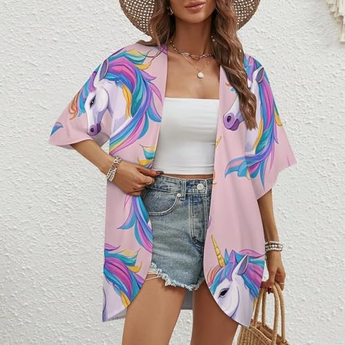 2025 Women's Lightweight Cardigans Open-Front Sun Protection Cardigans Kimono Tops2