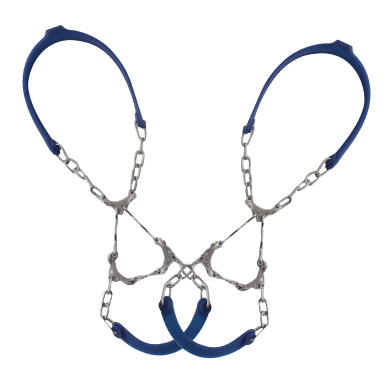 JEWEDECO Ice Hiking Boot Spikes 2 Pairs of Sturdy Anti-Slip Crampons Shoes Chains for Ages